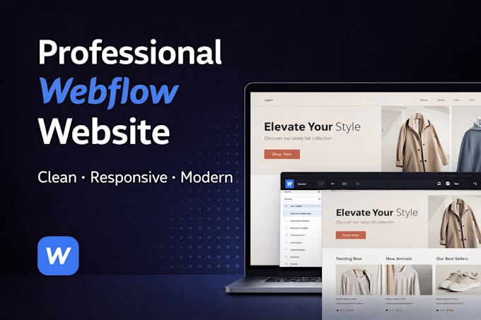 design a professional webflow website