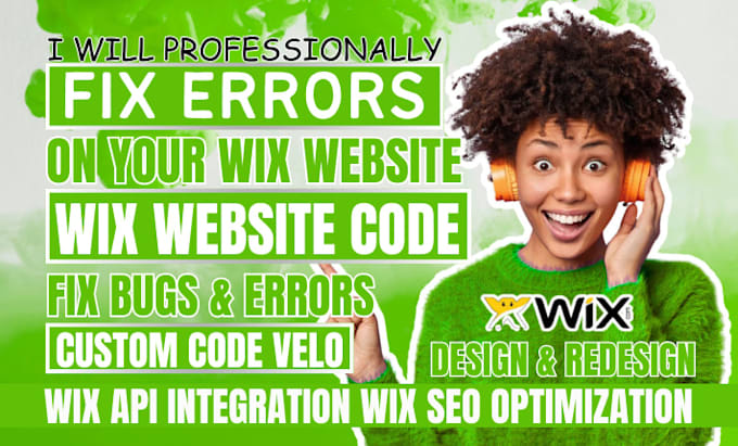fix wix website bugs or layout, responsive, seo cms issues or wix studio issues