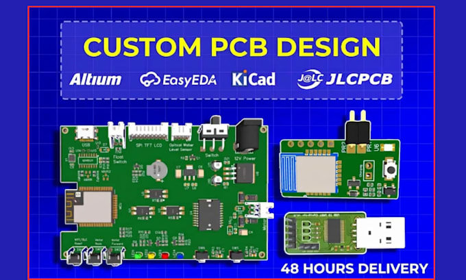 design professional pcb layouts using diptrace, easyeda, tinkercad and fritzing