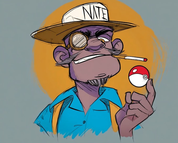 design awesome comic and cartoon style characters