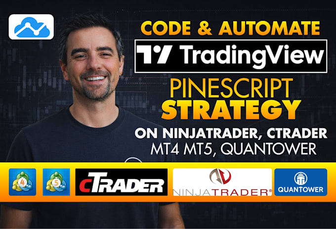 code tradingview pinescript strategy for mt4 mt5 ninjatrader, ctrader, quantower