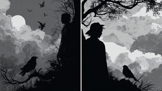 design silhouette vector graphic