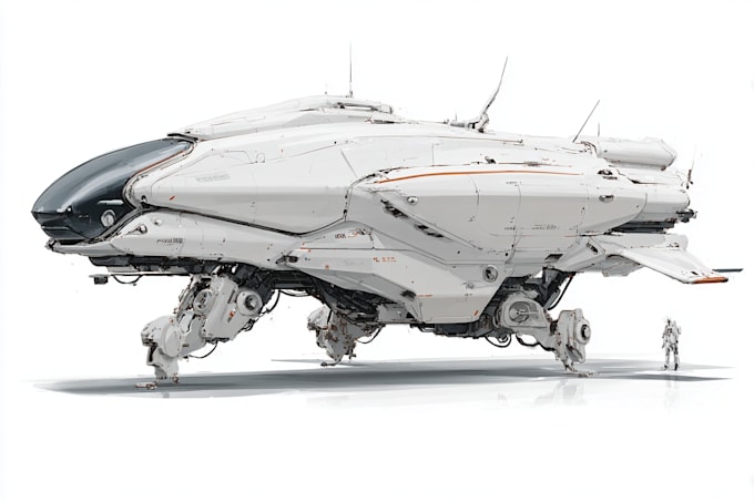 design spaceships and sci fi vehicles