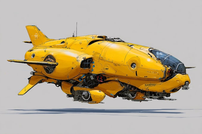 design spaceships and sci fi vehicles