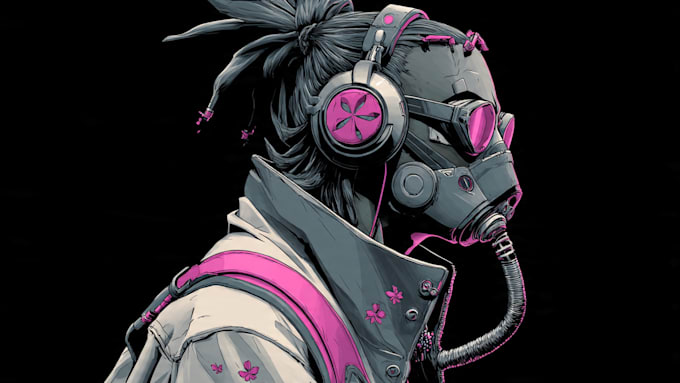 design cyberpunk character, original character design