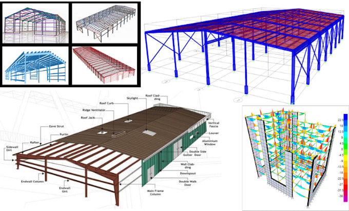 perform structural analysis and design for steel and rc structures