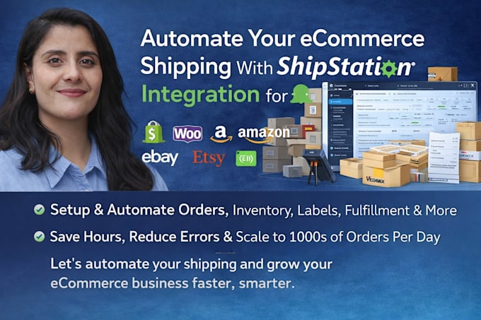 setup shipstation with website and manage inventory orders for ecommerce
