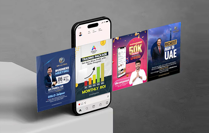 design professional social media posts for instagram,