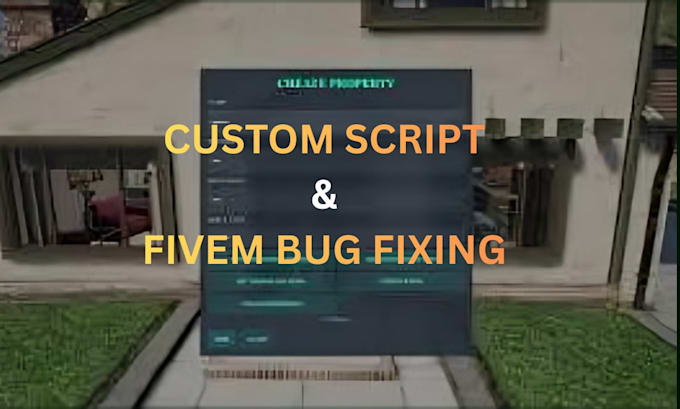 create or fix a custom fivem script