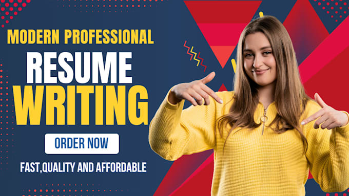 do resume writing or CV design