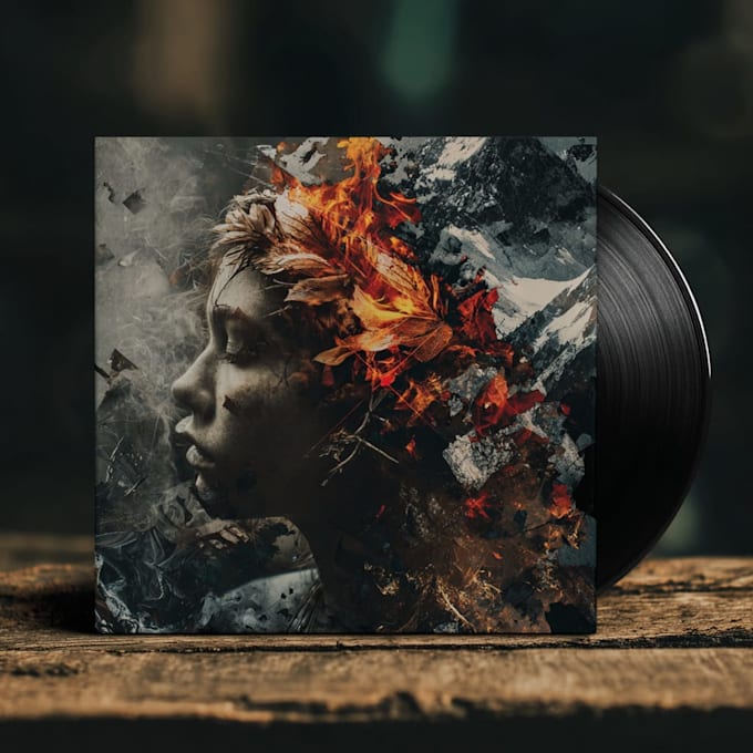 create an album cover design in affinity