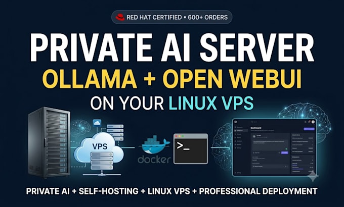 deploy a private self hosted ai server with ollama and open webui