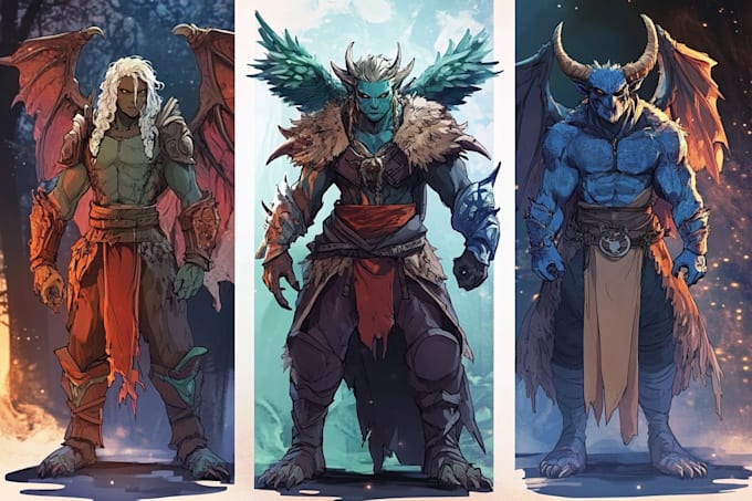 do custom dnd character design