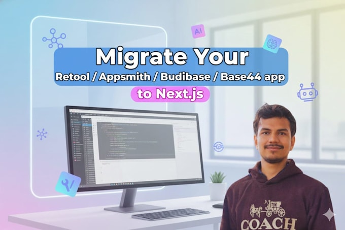 migrate your retool appsmith buildbase base44 app to nextjs