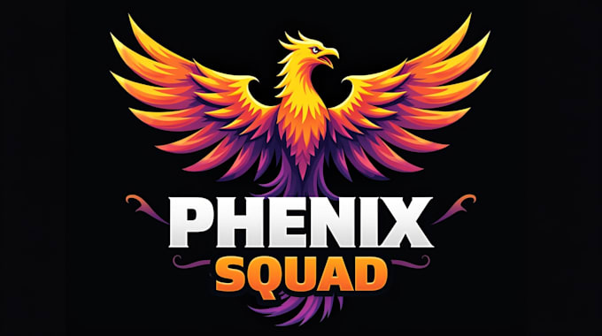 make eye catching phoenix bird logo with unlimited revision