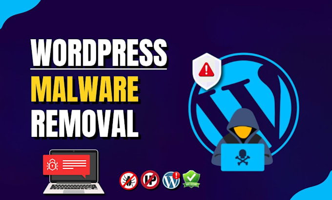 do wordpress malware removal, fix hacked website with security
