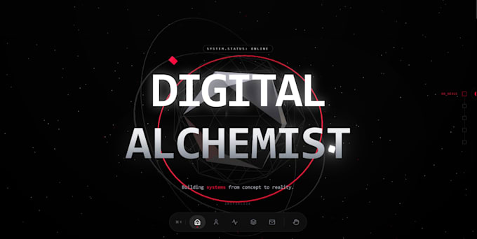 make an interactive 3d modern website using three js