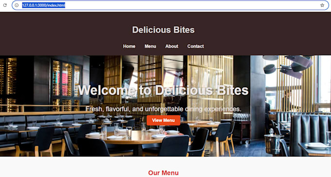 create a responsive website using HTML and CSS