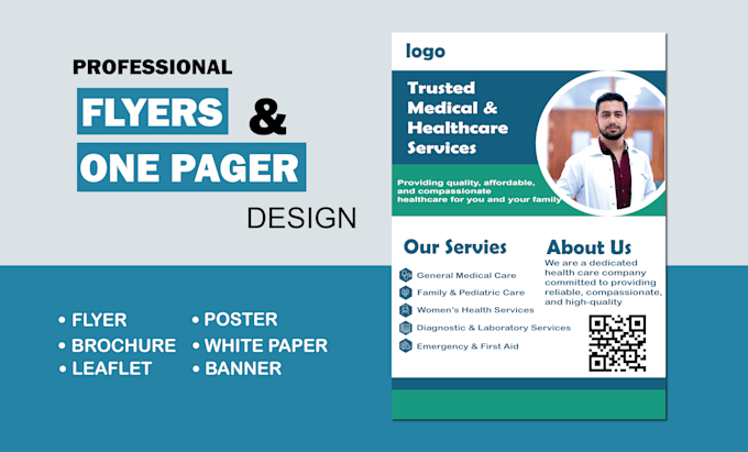 Create professional and modern medical and healthcare flyer design by ...