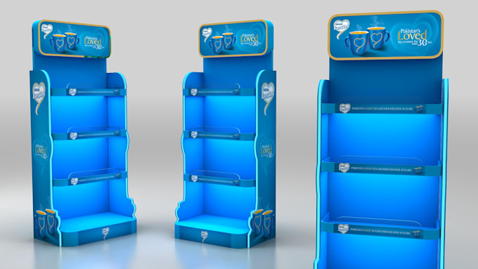 do 3d retail product stand, fsu, posm and retail designs