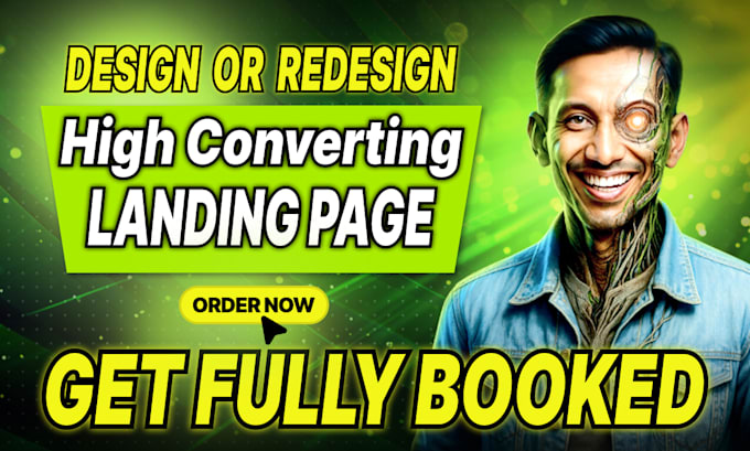 design high converting  landing page,  business website on wix squarespace