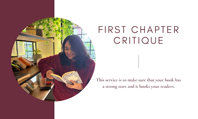 provide first chapter critique for your book