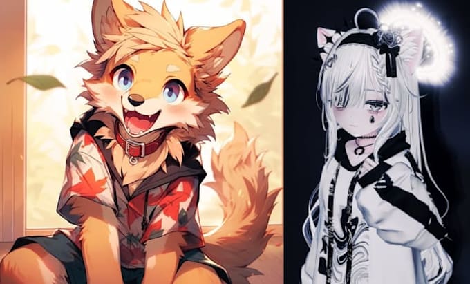 Custom vrchat furry avatar,vrchat avatar, nsfw, anime vrc avatar,vtuber ...