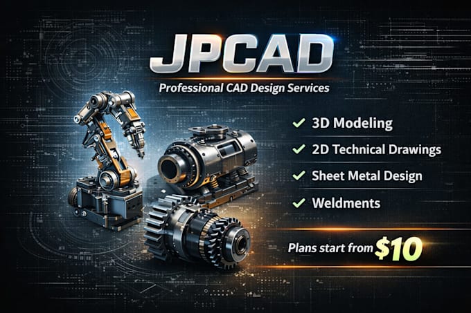 do professional 3d cad modeling