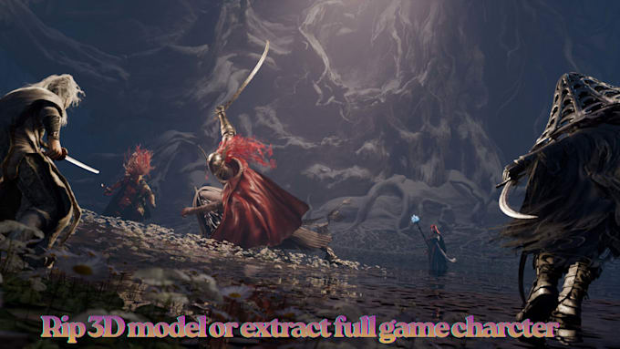 rip 3d model or extract full game character items and assets from games