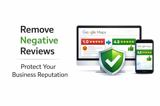 report to remove negative links on google maps legally