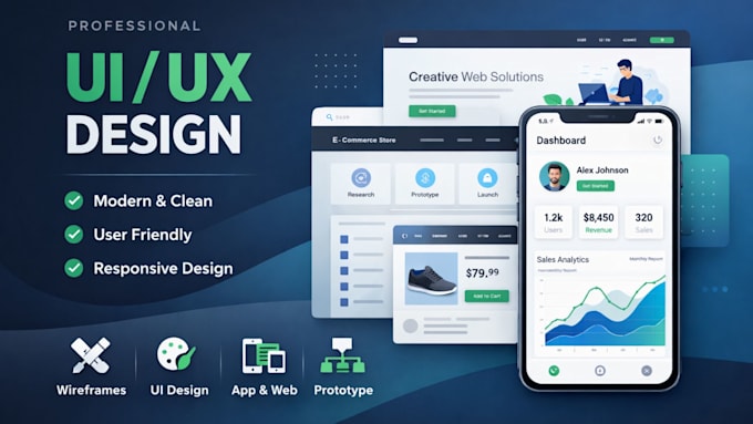Do professional figma website and mobile app ui ux design by Paul ...