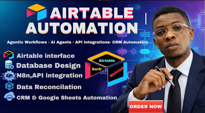 setup airtable database crm expert,airtable automation, softr webapp