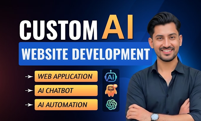 develop ai website, ai chatbot, ai web application and ai automation