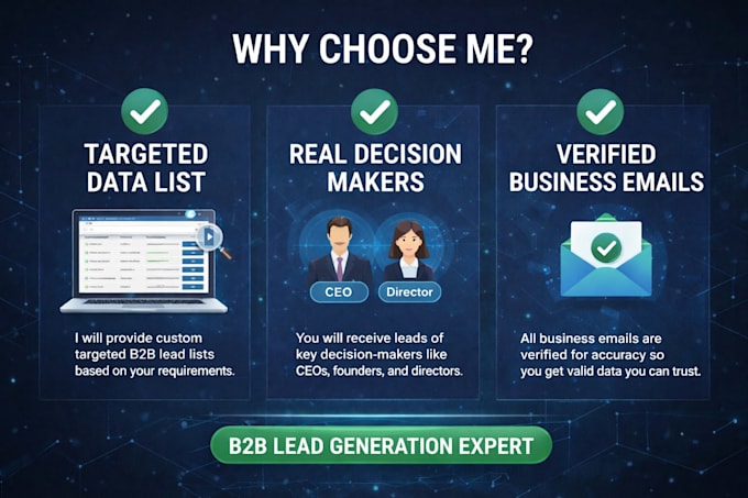 Do targeted b2b lead generation using linkedin sales navigator by ...