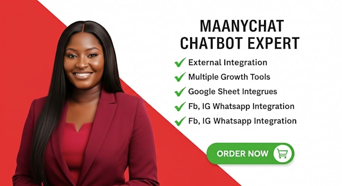 Create manychat and uchat chatbot for your social media business by ...
