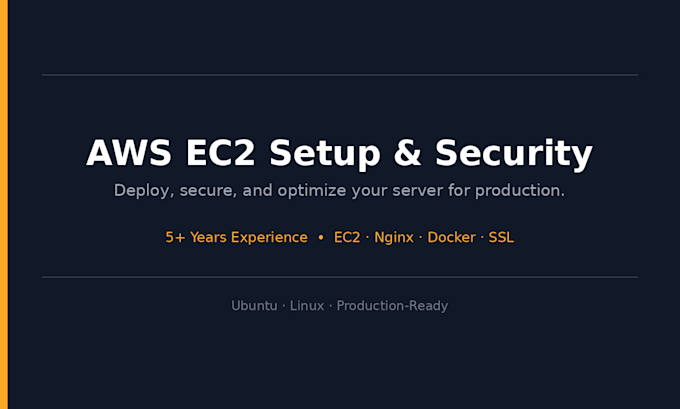 setup, secure and optimize AWS ec2 server for production