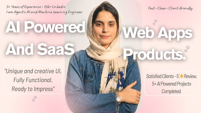 build ai powered web apps, saas platforms, or prototypes