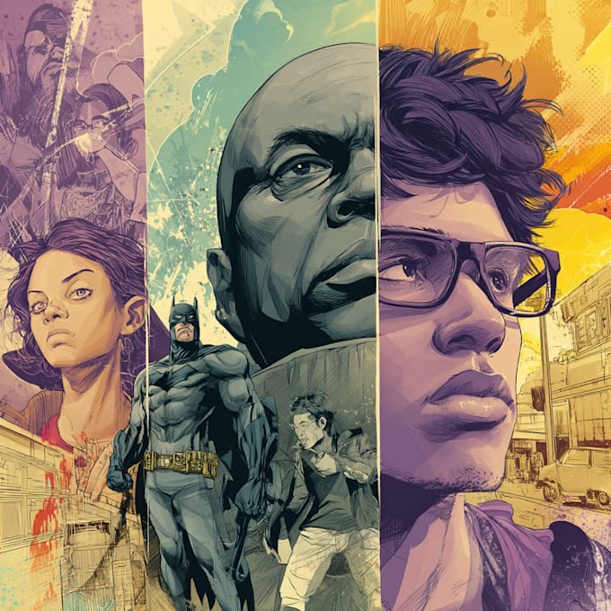 design comic book illustration with comic book illustrator