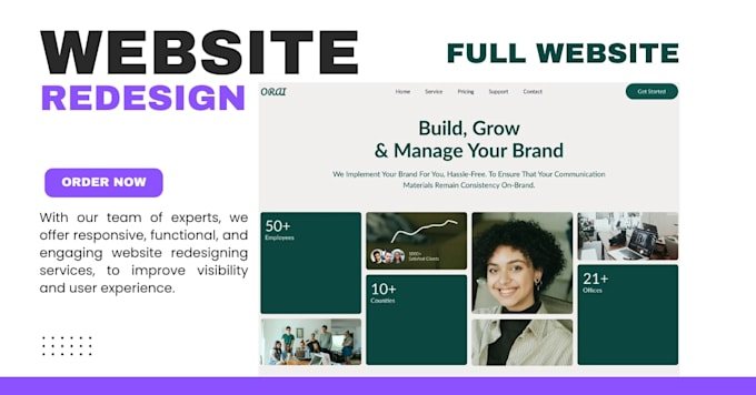 professionally redesign your website for high converting look