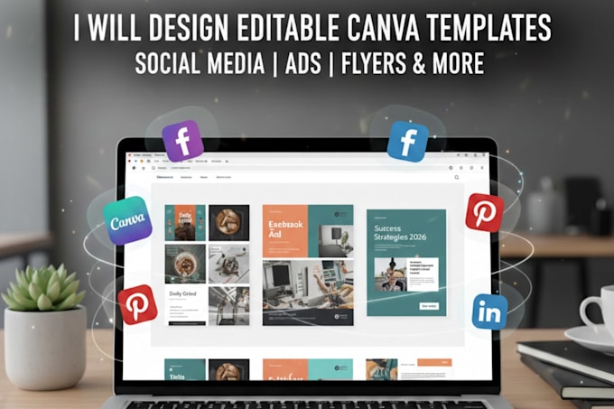 Design social media posts, ads and editable canva templates by Debbie ...