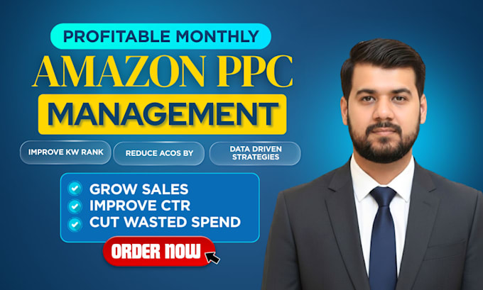provide monthly amazon PPC management and amazon sponsored ads