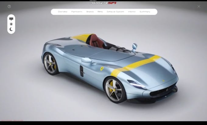 build interactive 3d car configurator using threejs and webgl