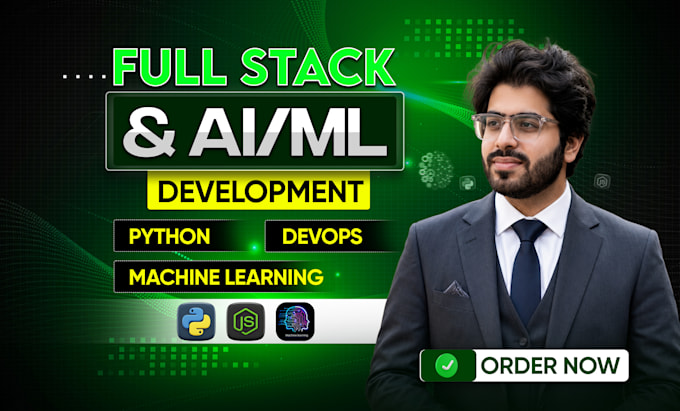 do full stack development and ai ml integration using python and mern