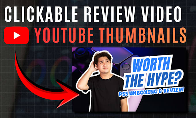 design a clickable youtube thumbnail that stands out