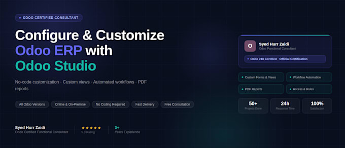 customize and automate odoo erp with odoo studio
