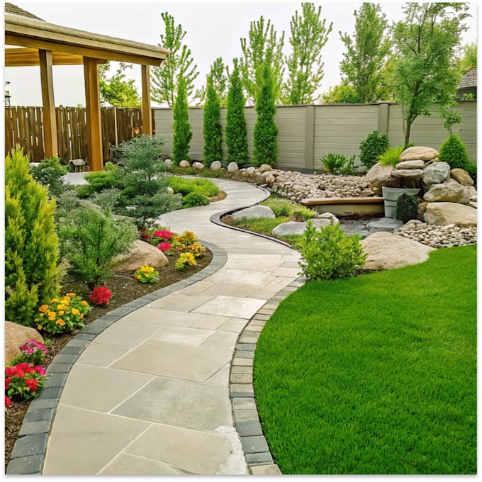 do landscape designing home garden high quality renderings