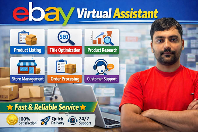 be your professional ebay virtual assistant