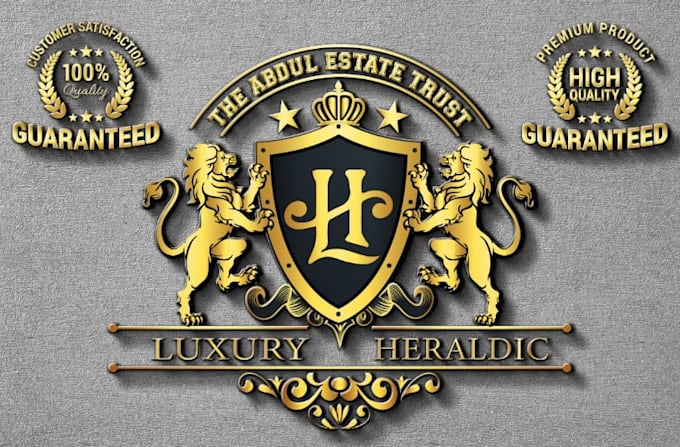 design luxury royal and heraldic crest logo