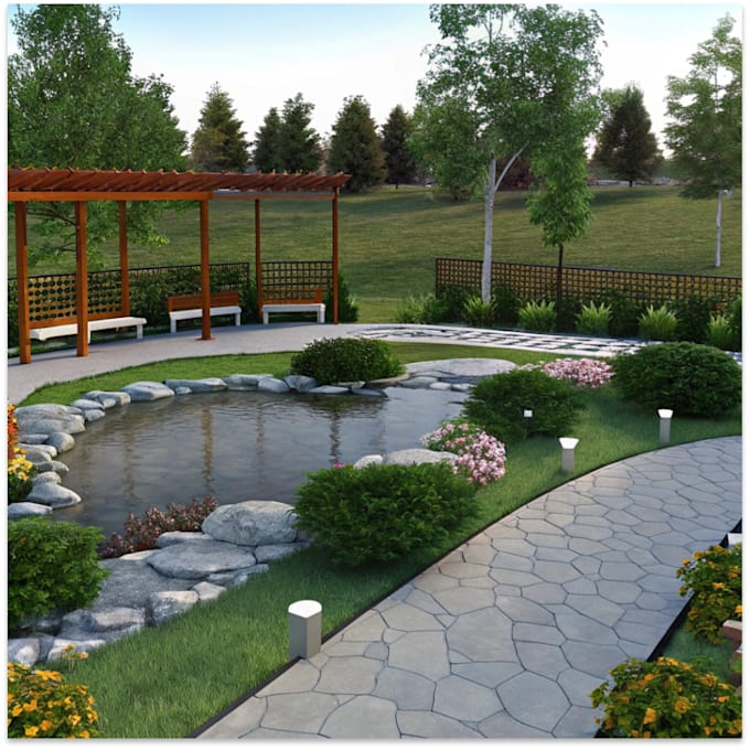 design and render your landscape design