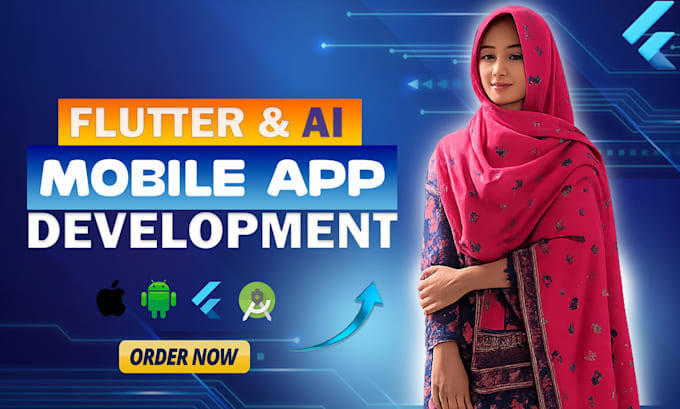 develop ai mobile app for android and ios as professional flutter develop